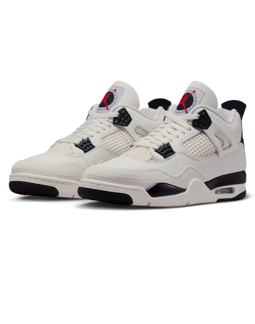 Air Jordan 4 Flight Club Sail and Black